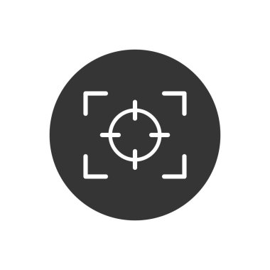 Simgeye odaklan, lens vektörüne odaklan