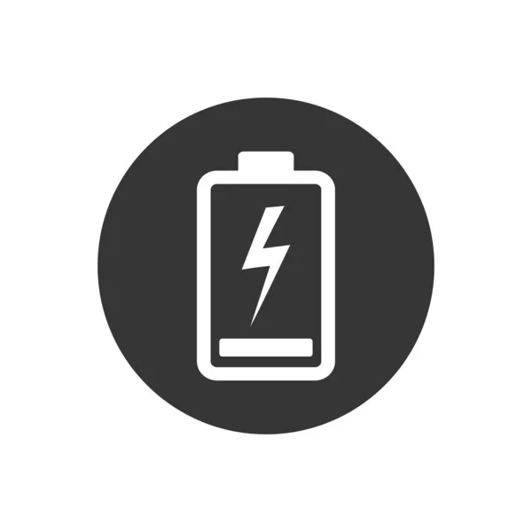 Full Battery Icon Vector Illustration — Stock Vector
