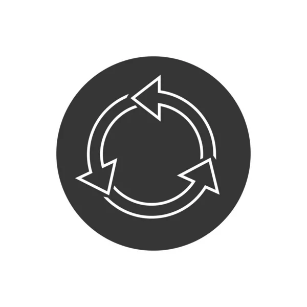 Circle Pilar Infographic Mall Cirkel Diagram Linje Ikon Vektor — Stock vektor