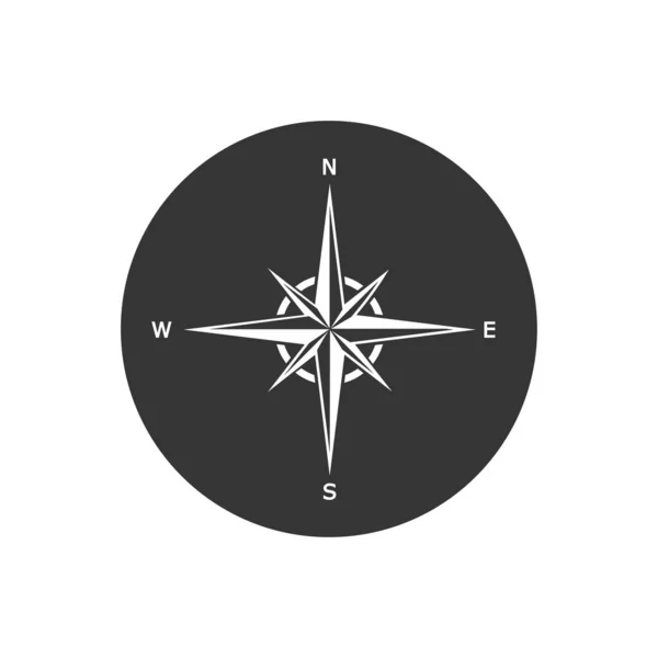 Kompass Symbol Vorlage Vektor Symbol Illustration Design — Stockvektor