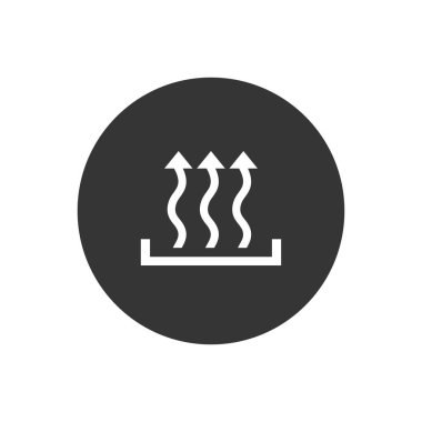 Isı simgesi üç ok kadar kavram. Vektör