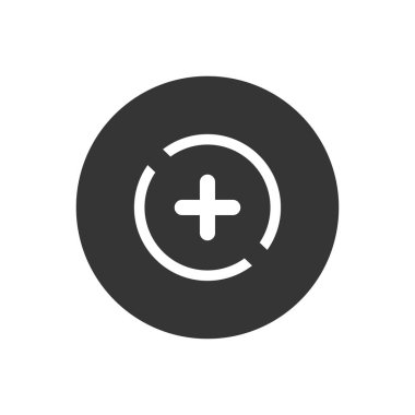 Daha fazla simge. Daha fazla işaret oku. Vektör