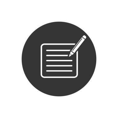 Geri besleme ikonu vektör illüstrasyonu yazılıyor