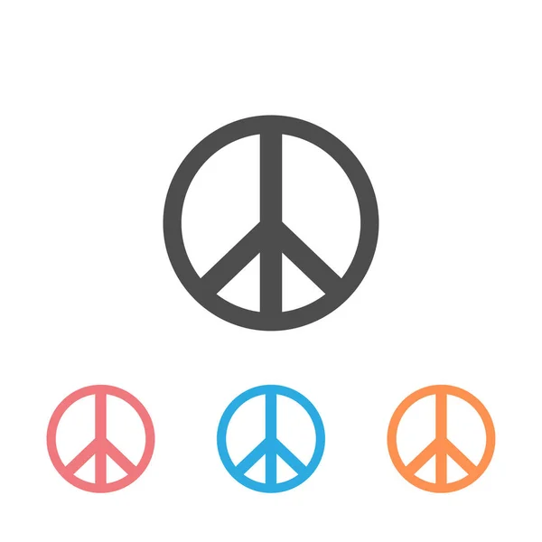 Εικονίδιο Της Ειρήνης Ένδειξη Διανυσματικού Φορέα — Διανυσματικό Αρχείο