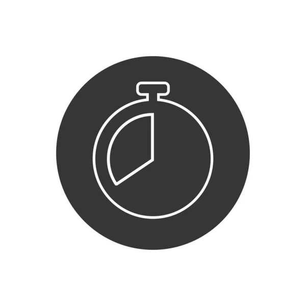 Icono Línea Tiempo Icono Del Reloj Ilustración Vectorial — Archivo Imágenes Vectoriales