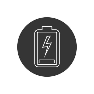 Tam pil çizgisi vektör çizimi