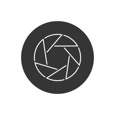 Kamera Simgesi. Kamera sembolü. Düz kamera vektörü izole edildi. Modern basit enstantane fotoğraf tabelası. Anında internet konsepti. Web sitesi tasarımı için son moda sembol. kamera logosu tasarımı ilham kaynağı