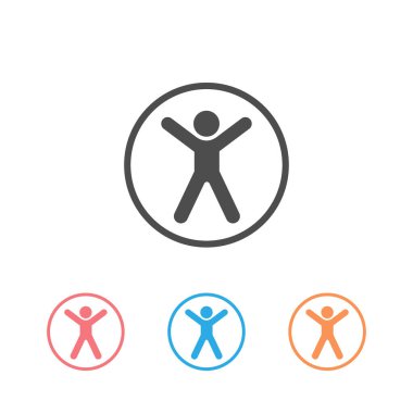 Erişilebilirlik simgesi evrensel erişim vektörü belirlendi 