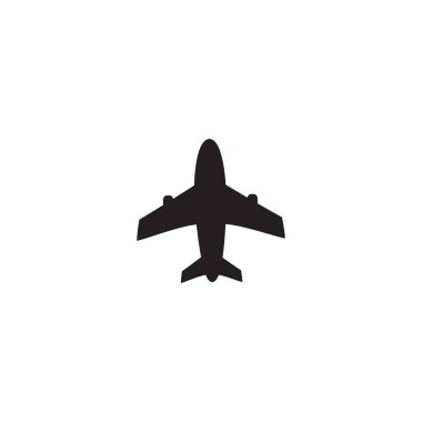 Uçak ikonu vektör illüstrasyon Logo Şablonu