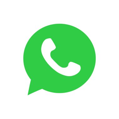 Düğme telefon simgesi. Vektör illüstratörü