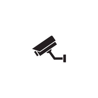 Sabit Cctv, Güvenlik Kamerası Simge Vektör Şablonu