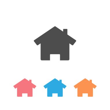 Ev simgesi seti. Ev simgesi vektörleri