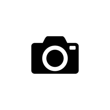 Fotoğraf kamerası vektör simgesi