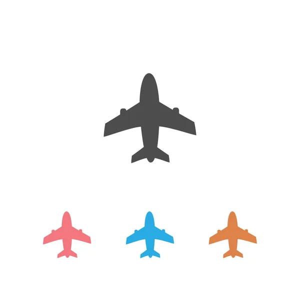 Airplane Icon Set Vector Illustration Design Logo Template — 스톡 벡터