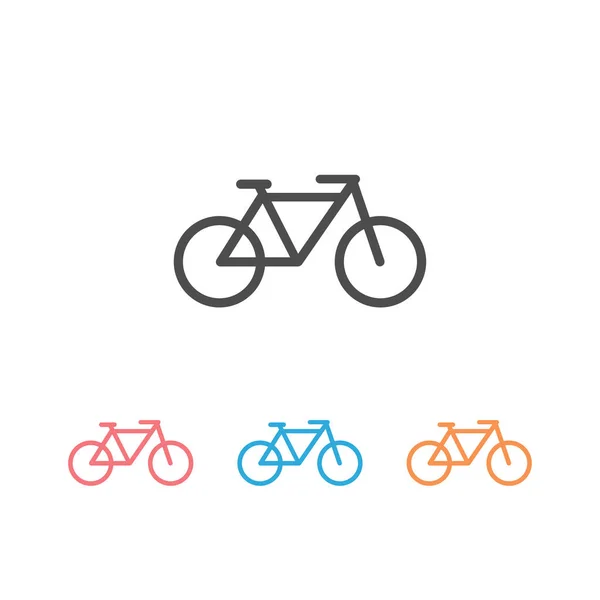 Bicycle Icon Set Bike Icon Vector Vector Illustration — Stock Vector