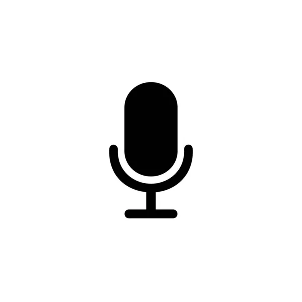 Mic Icon Vector Mic Vector Graphic Illustration — Stock Vector