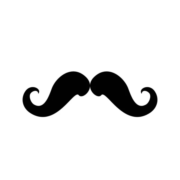 Mustache Icon Vector Illustration — Stock Vector