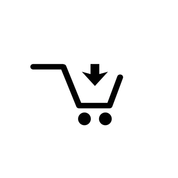 Icono Compra Icono Carrito Compras Vector — Archivo Imágenes Vectoriales