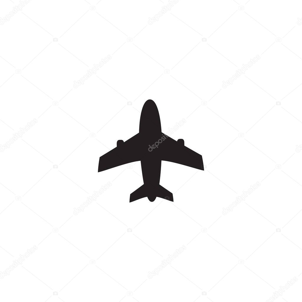 Airplane icon vector illustration design Logo Template