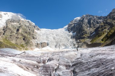 Gürcistan. Svaneti. Buzul Adishi - Lardaad