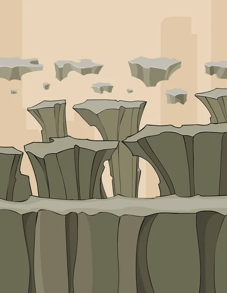 表面の形の石造りの構造と背景 — ストックベクタ