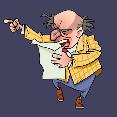 çizgi film adam uzaklaşıyorsun saç çizgisi duygusal ile okur