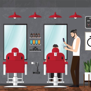 Vintage Salon vektör