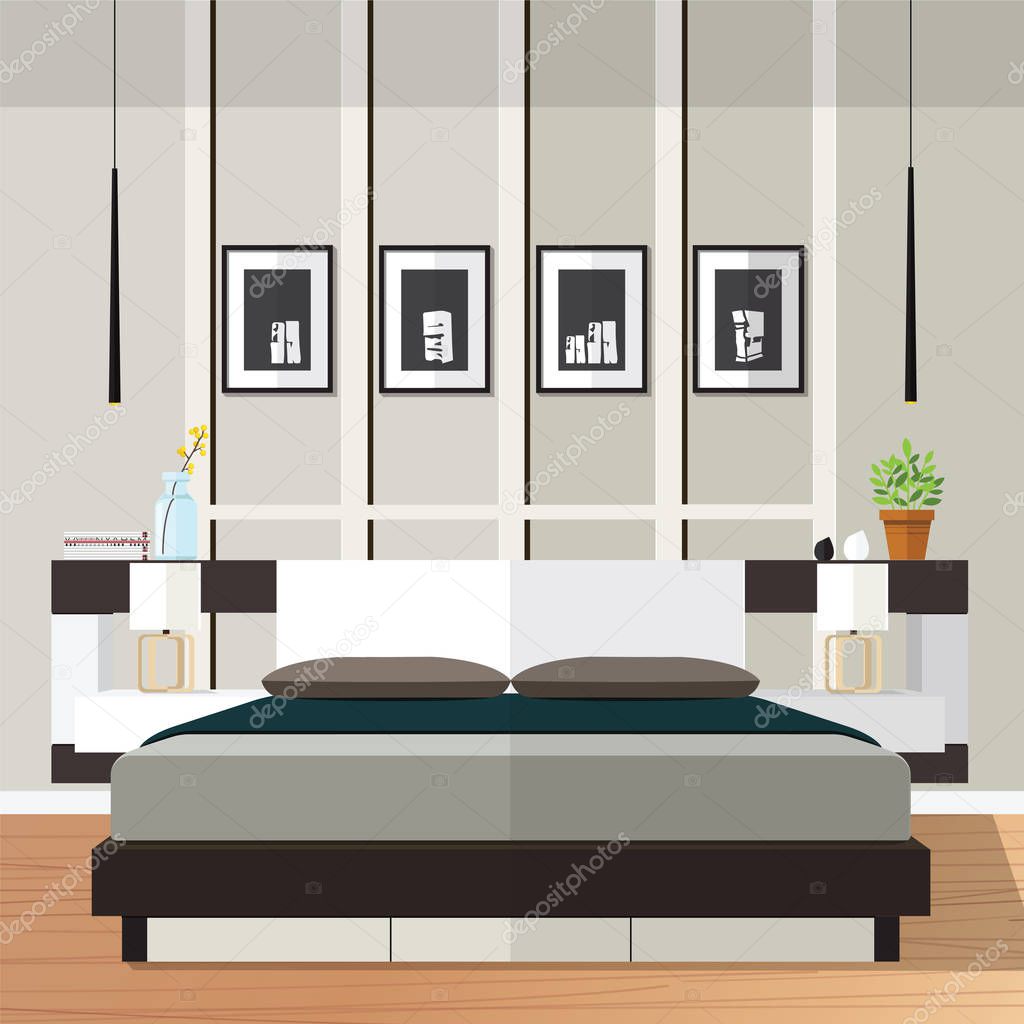 Bedroom Idea Vector