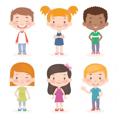 çocuklar toplama vektör