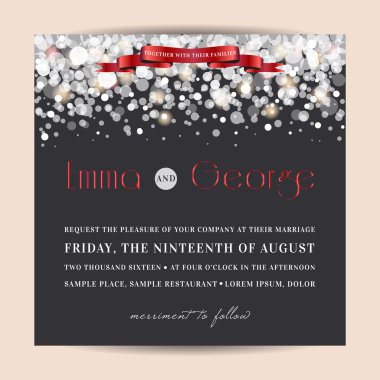 Şık düğün davet