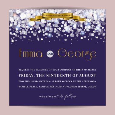 Şık düğün davet