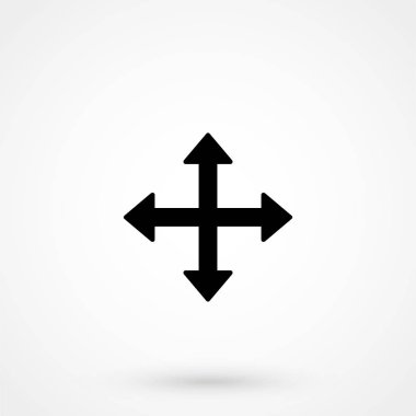 Tam ekran simge vektör düz