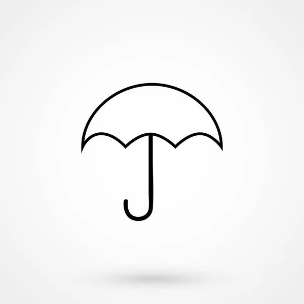 Значок парасольки Векторна плоска — стоковий вектор