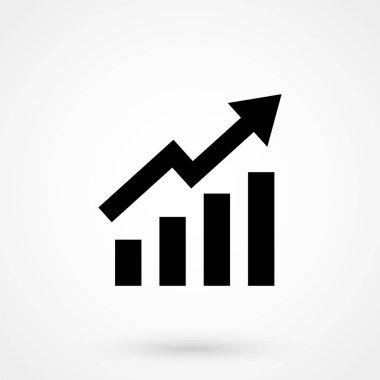 Grafik simge vektör beyaz bir arka plan üzerinde basit bir stili