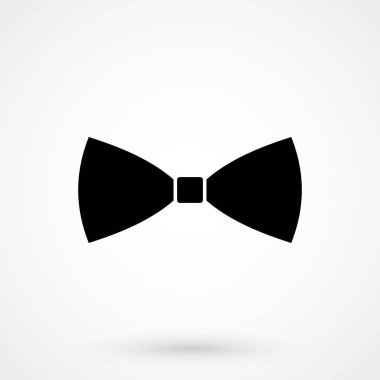 Simgesi basit tasarım beyaz bir arka plan üzerinde yay. Vektör çizim