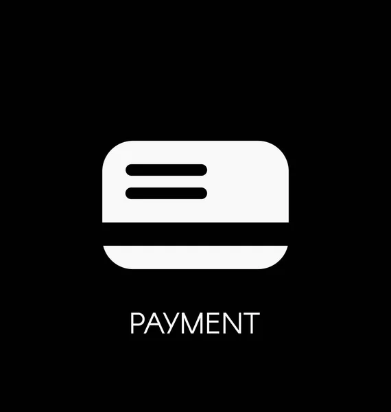 Ícone de pagamento. Cartão de crédito ou débito tipo de pagamento símbolo vetor il — Vetor de Stock