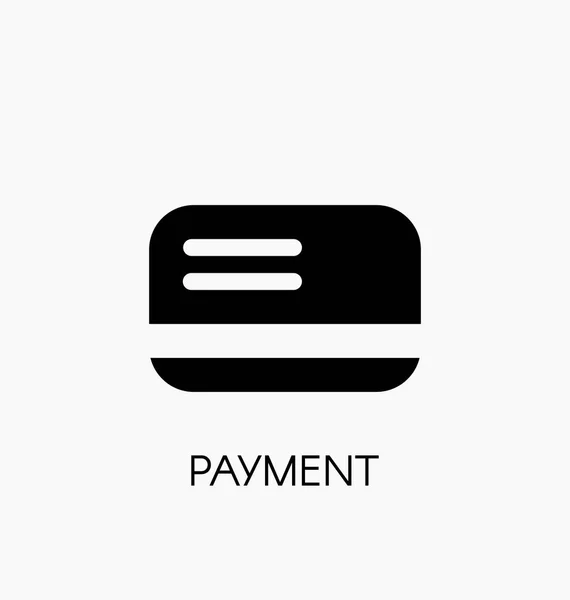 Ícone de pagamento. Cartão de crédito ou débito tipo de pagamento símbolo vetor il — Vetor de Stock