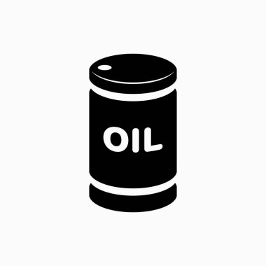 Petrol varil simge vektör çizim petrol fiyatı için prese tahmin