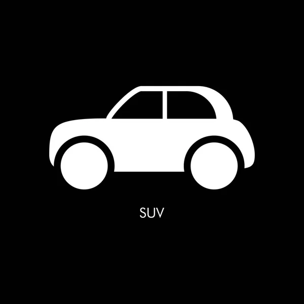 Coche cuerpo tipo vector icono de ilustración — Vector de stock