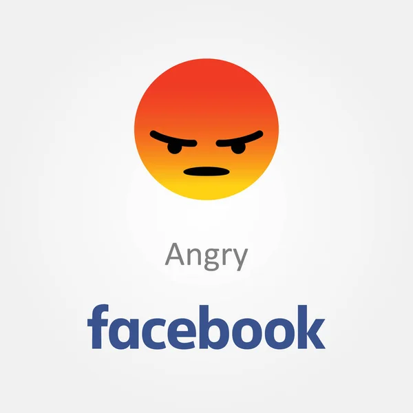 Bakü, Azerbaycan - 14 Nisan 2017: Facebook yeni düğmesi gibi. Emoji. Editoryal görüntü