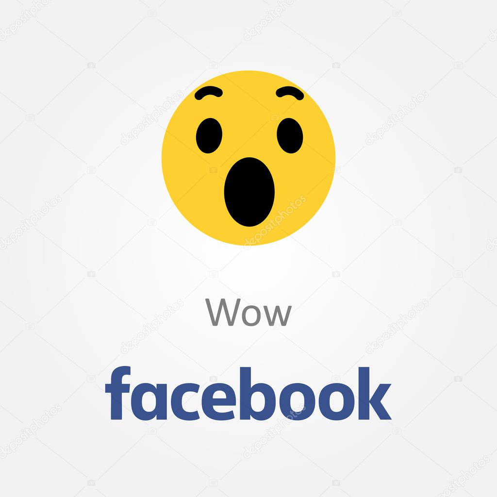 Baku, Azerbaijan - April 14, 2017: Facebook new like button. Emoji. Editorial image.