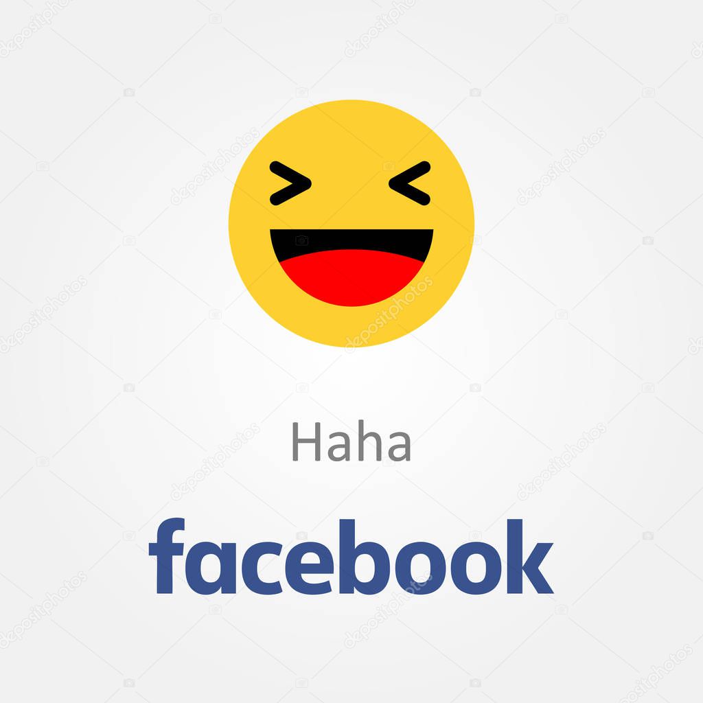 Baku, Azerbaijan - April 14, 2017: Facebook new like button. Emoji. Editorial image.
