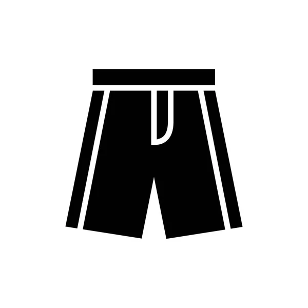 Icono de shorts. Playa y vacaciones icono vector ilustración — Vector de stock