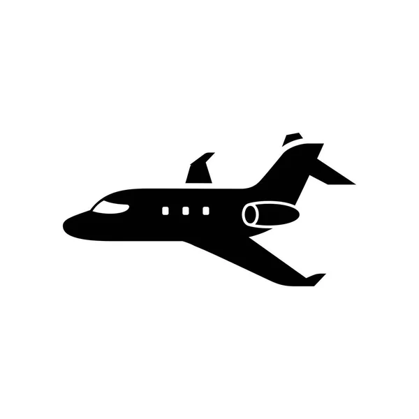 Flugzeug-Symbol einfache flache Vektor-Illustration — Stockvektor