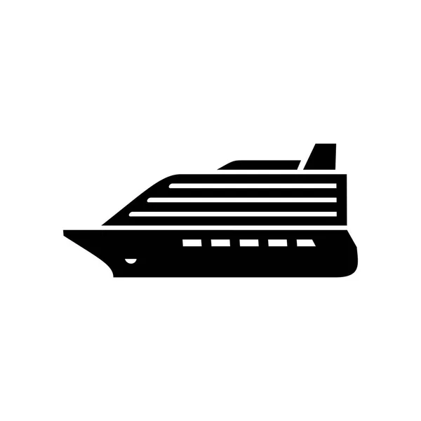 Crucero icono del trazador de líneas simple vector plano ilustración — Archivo Imágenes Vectoriales