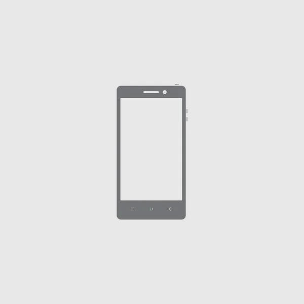 Icona dello smartphone. Illustrazione vettoriale smartphone in stile piatto — Vettoriale Stock