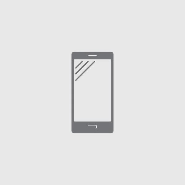 Icona dello smartphone. Illustrazione vettoriale smartphone in stile piatto — Vettoriale Stock