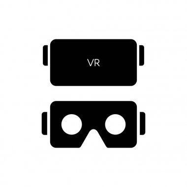VR glasses for smartphone vector illustration. Virtual reality gear box for smartphone. clipart svg vector 