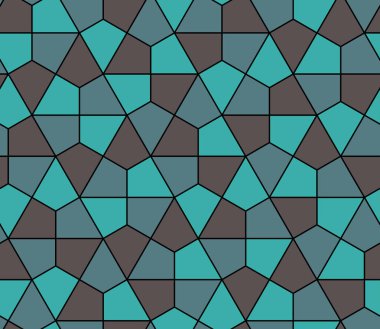 Kesintisiz geometrik desen basit düz vektör çizim. Satır