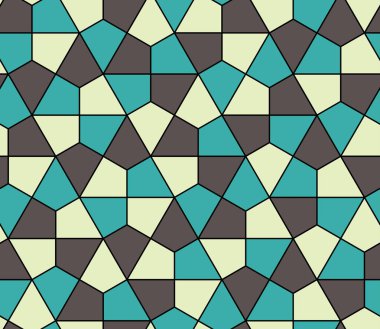 Kesintisiz geometrik desen basit düz vektör çizim. Satır